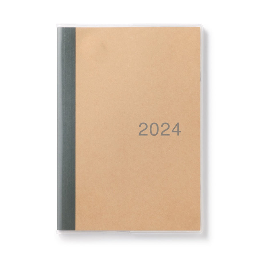 2024 Monthly Planner with Kraft Paper Cover & Sleeve (Mon to Sun)