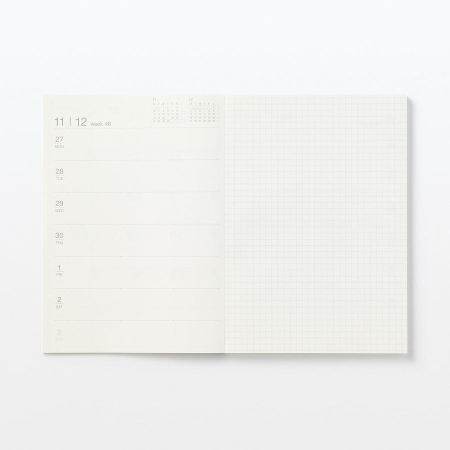 2024 Monthly/Weekly Planner with Kraft Paper Cover (Mon to Sun)