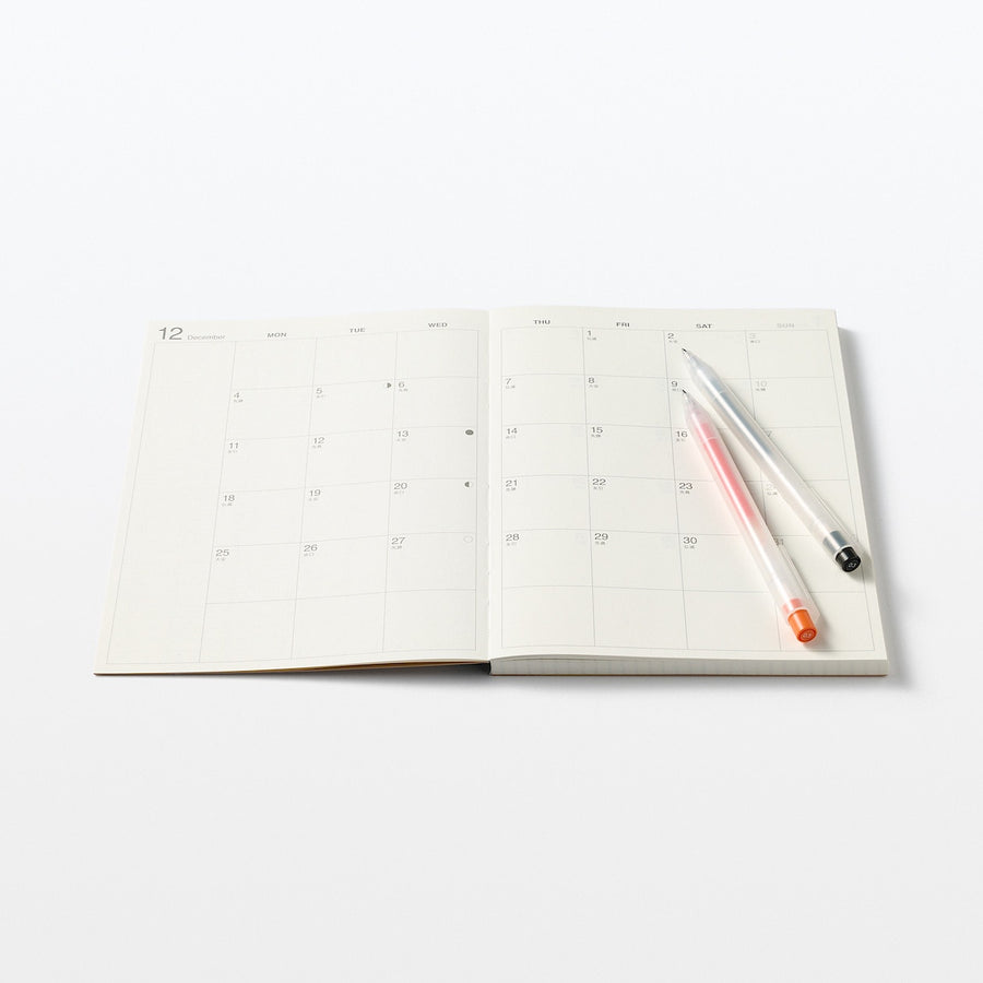 2024 Monthly/Weekly Planner with Kraft Paper Cover (Mon to Sun)