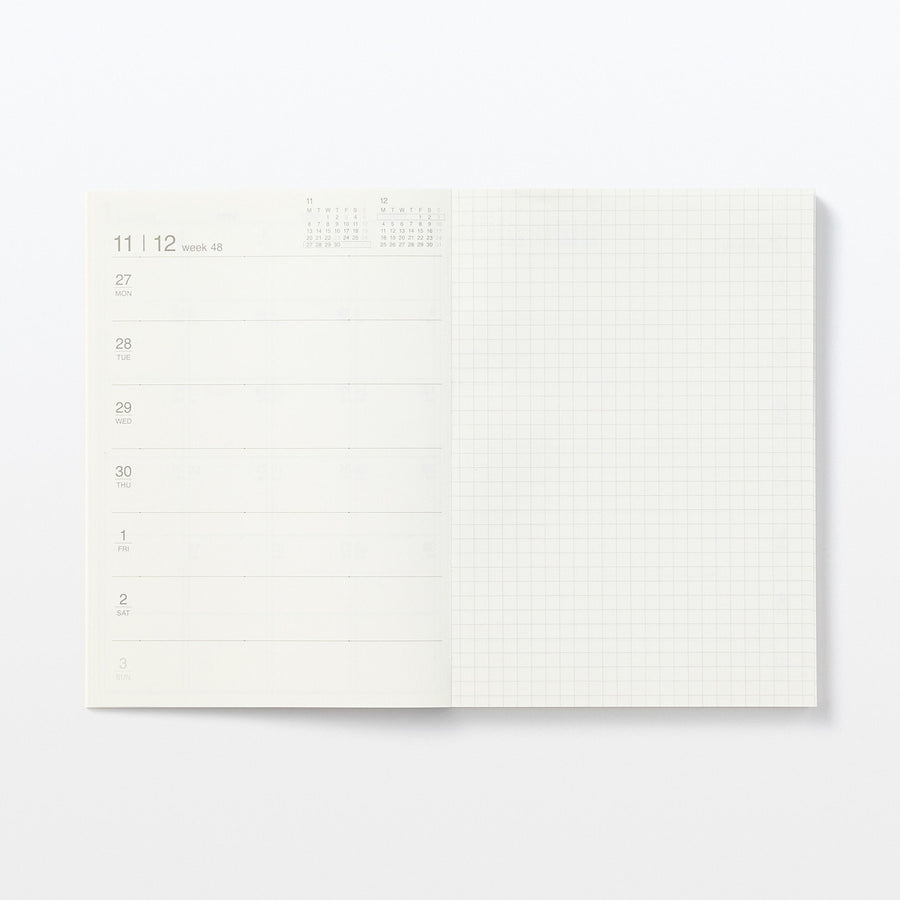 2024 Monthly/Weekly Planner with Kraft Paper Cover (Mon to Sun)