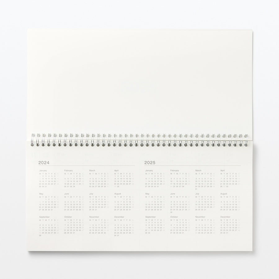 2024 Weekly Vertical Desk Planner with PP Cover