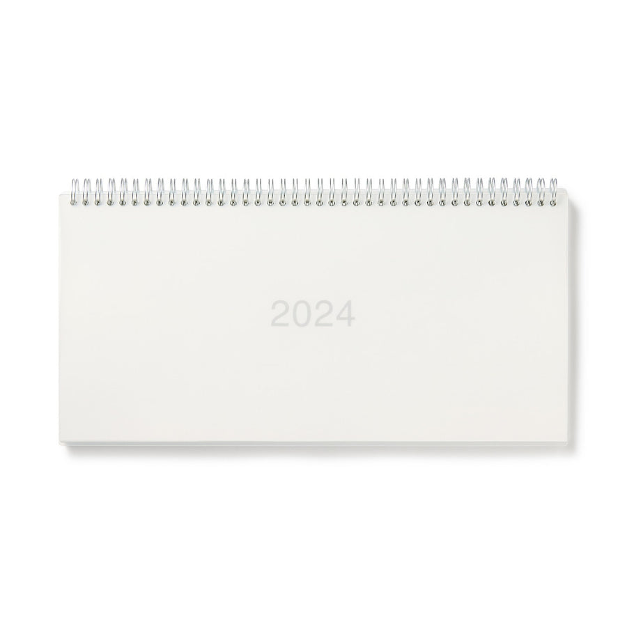 2024 Weekly Vertical Desk Planner with PP Cover