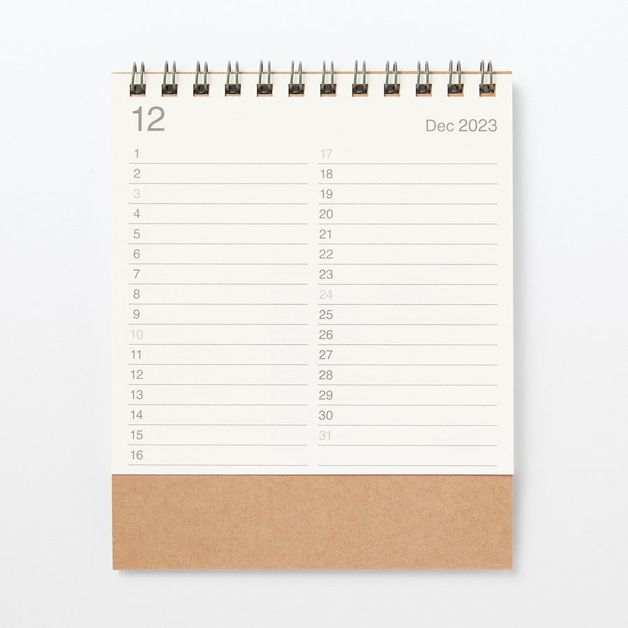 2024 Desk Calendar (Mon to Sun) - Small