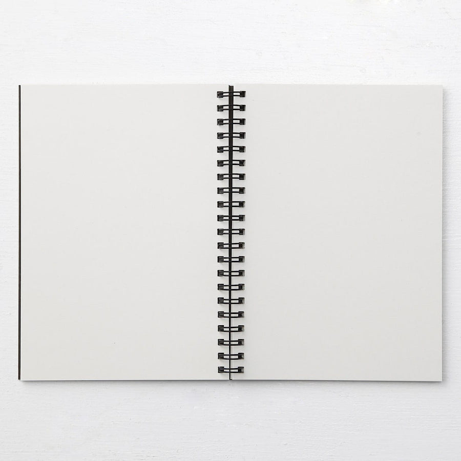 Recycled Wirebound Notebook - B6 Plain