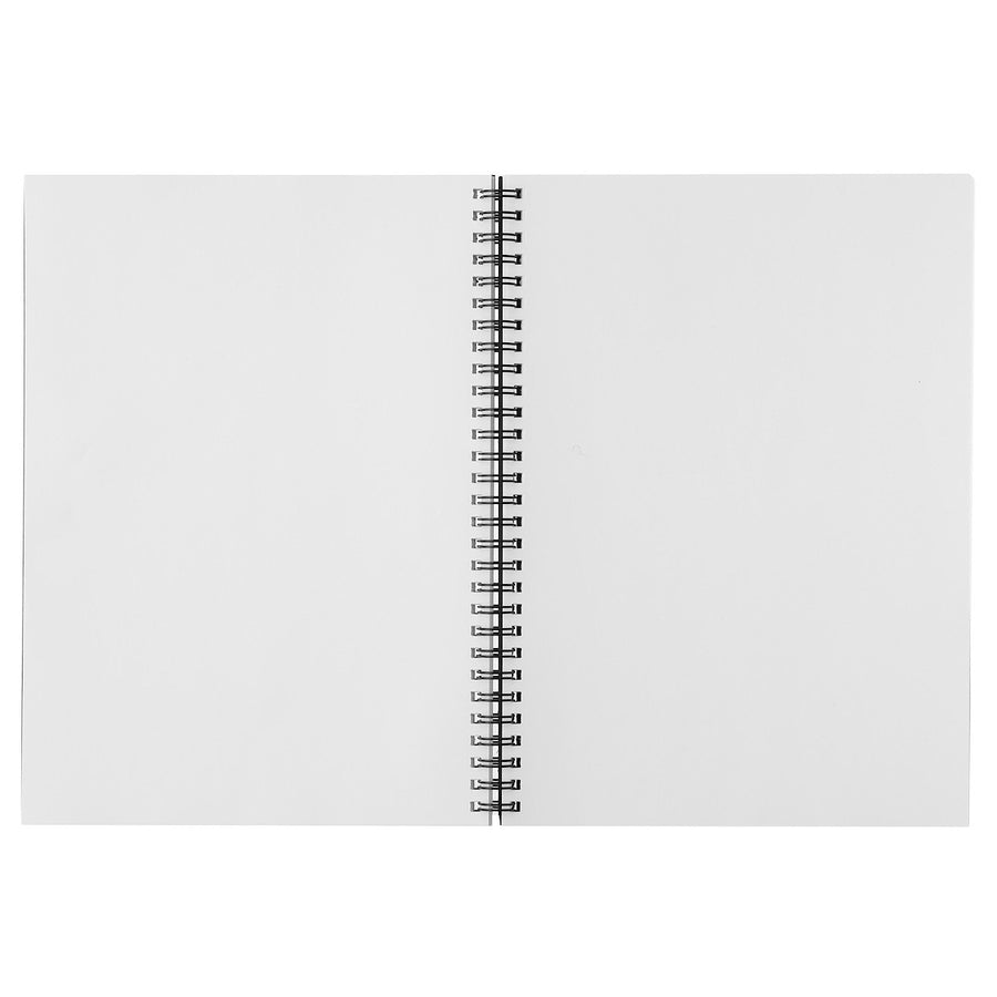 Plain Wirebound Notebook - B5