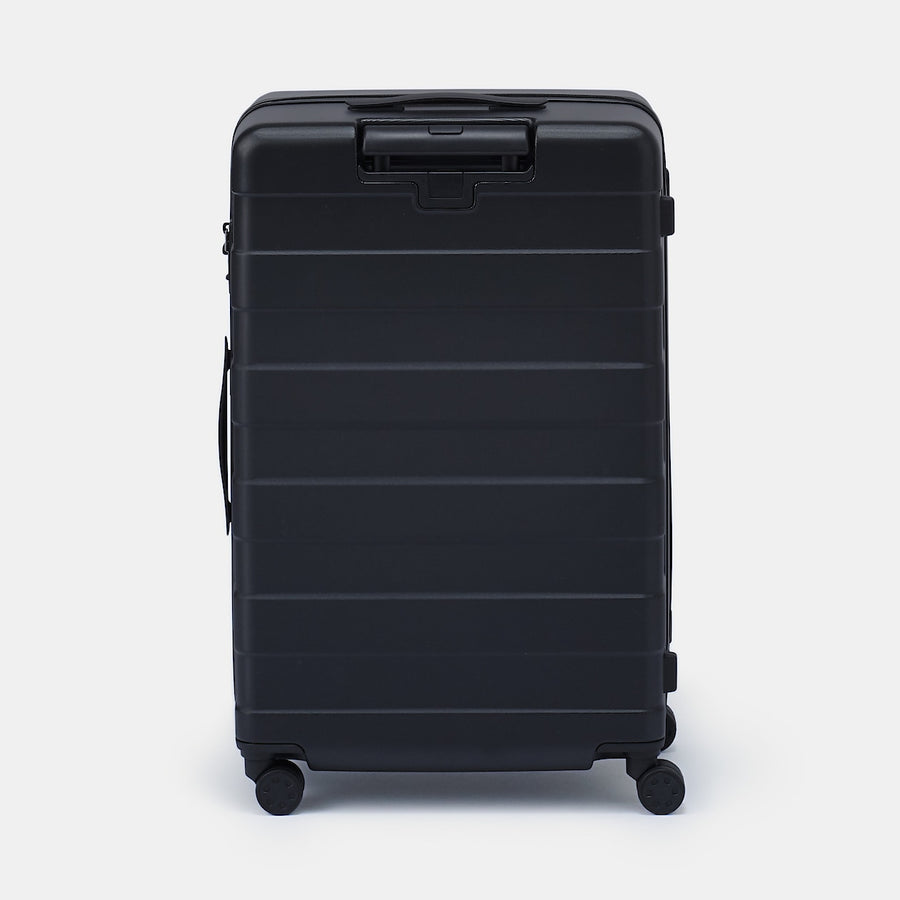 Hard Shell Suitcase (88L) With Stopper and Adjustable Handle - Black