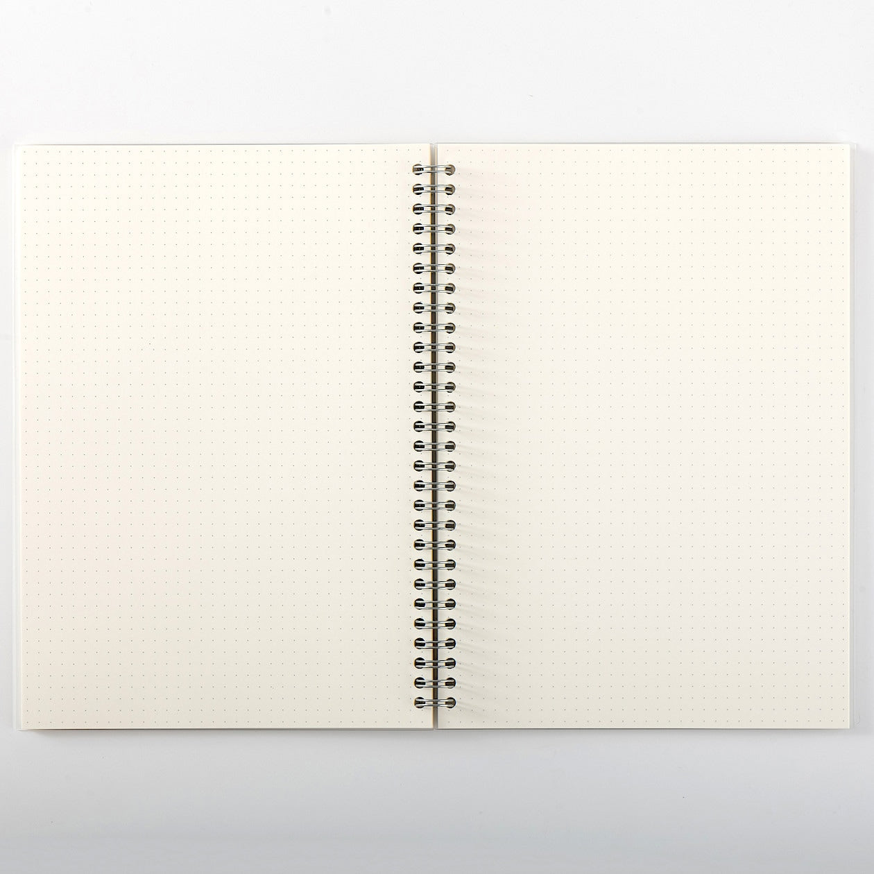 Recycled Paper Double Ringed Plain Notebook