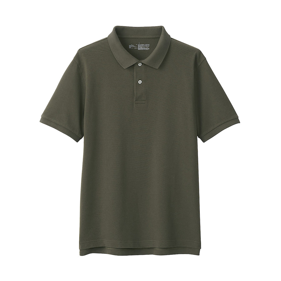 Washed Pique Polo Shirt