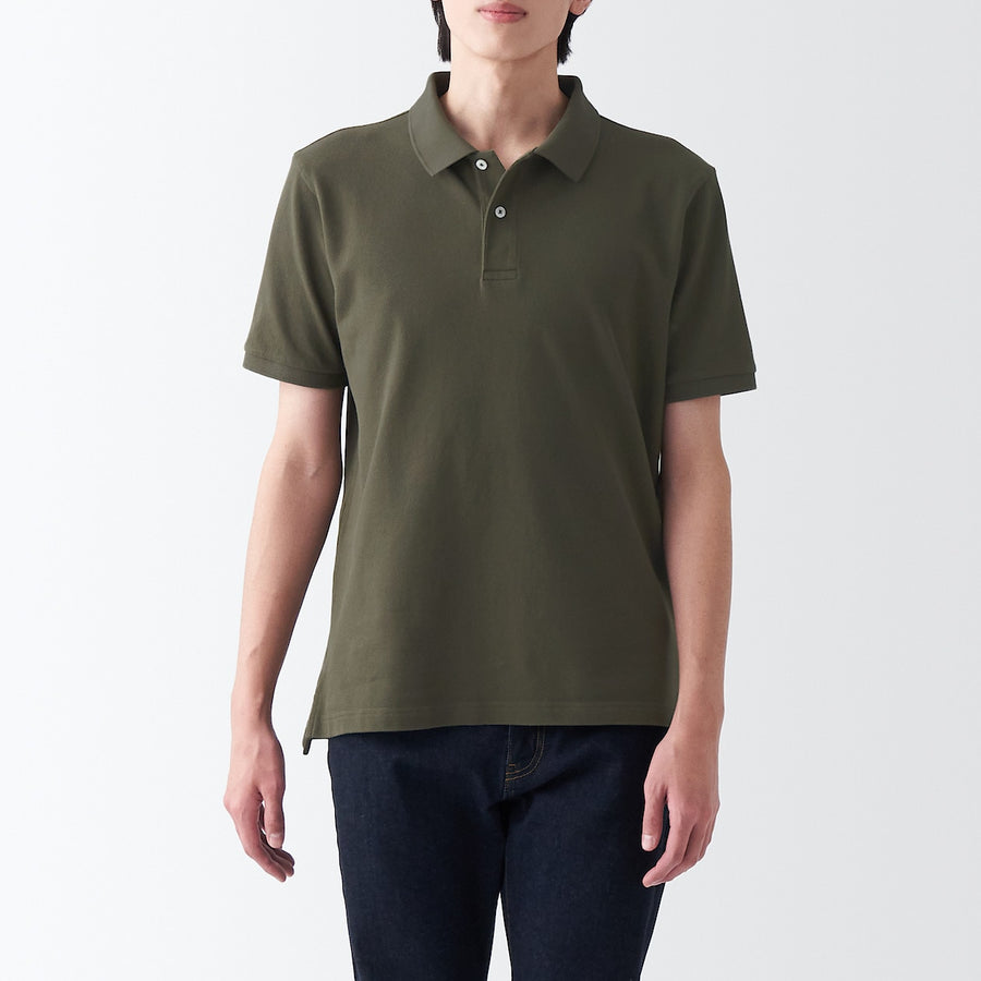 Washed Pique Polo Shirt