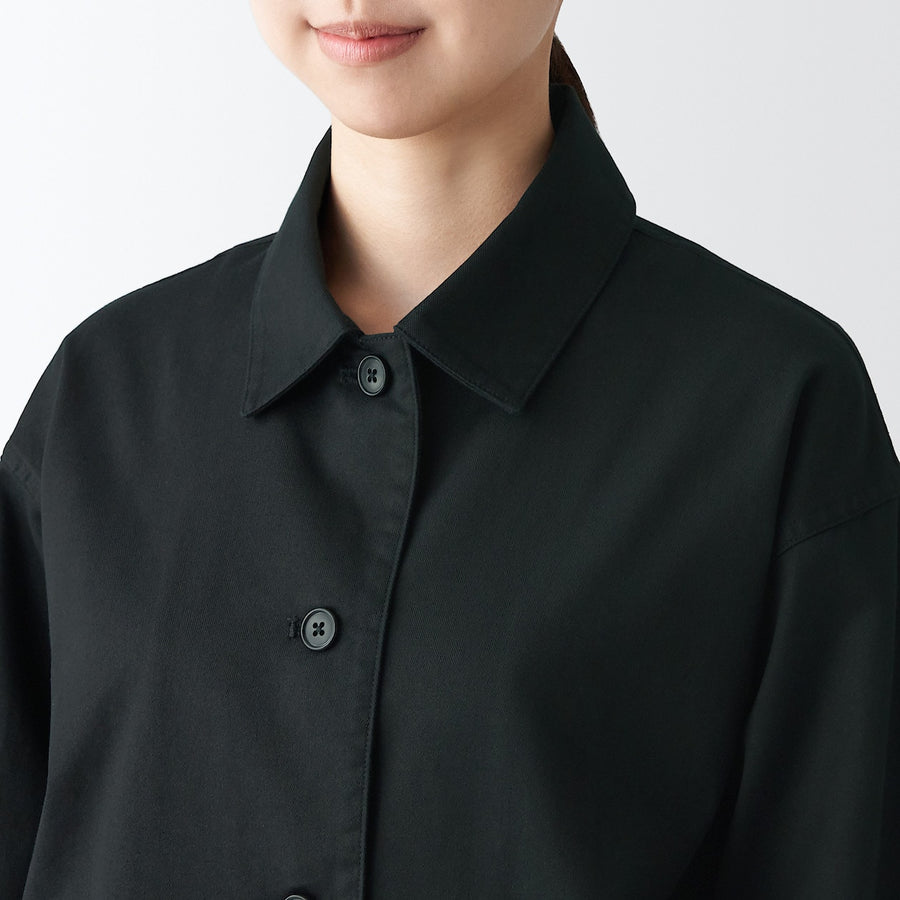 Kapok Blend Shirt Jacket - Women