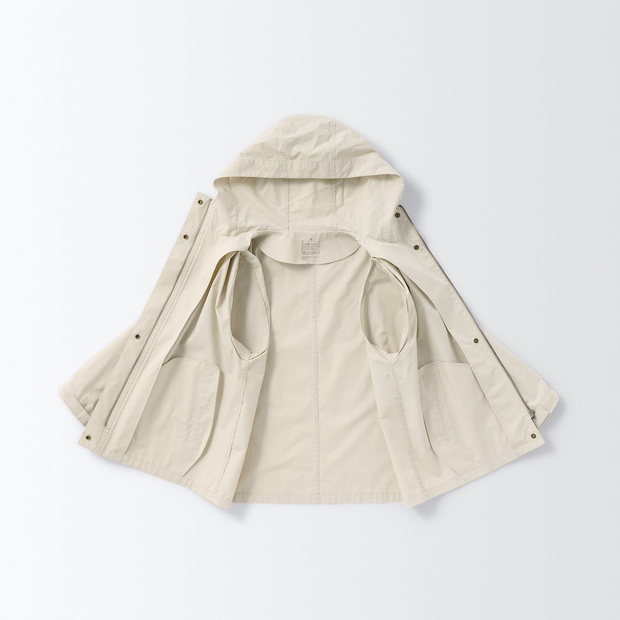 Water Repellent Hooded Jacket