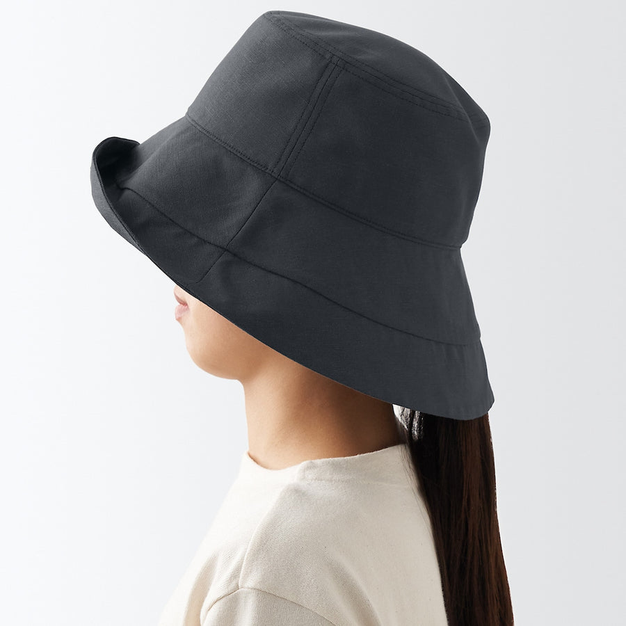 Lyocell Linen Wide Brim Hat