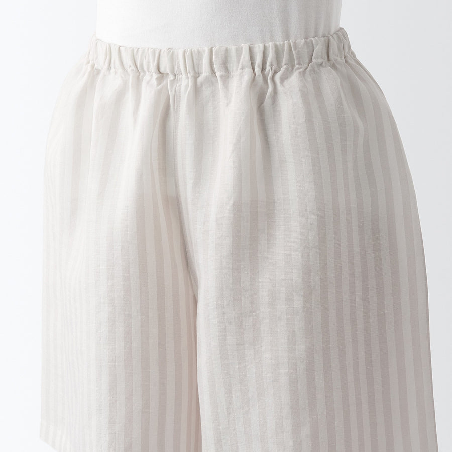 Lyocell Linen Short Sleeve Pyjamas - Ladies