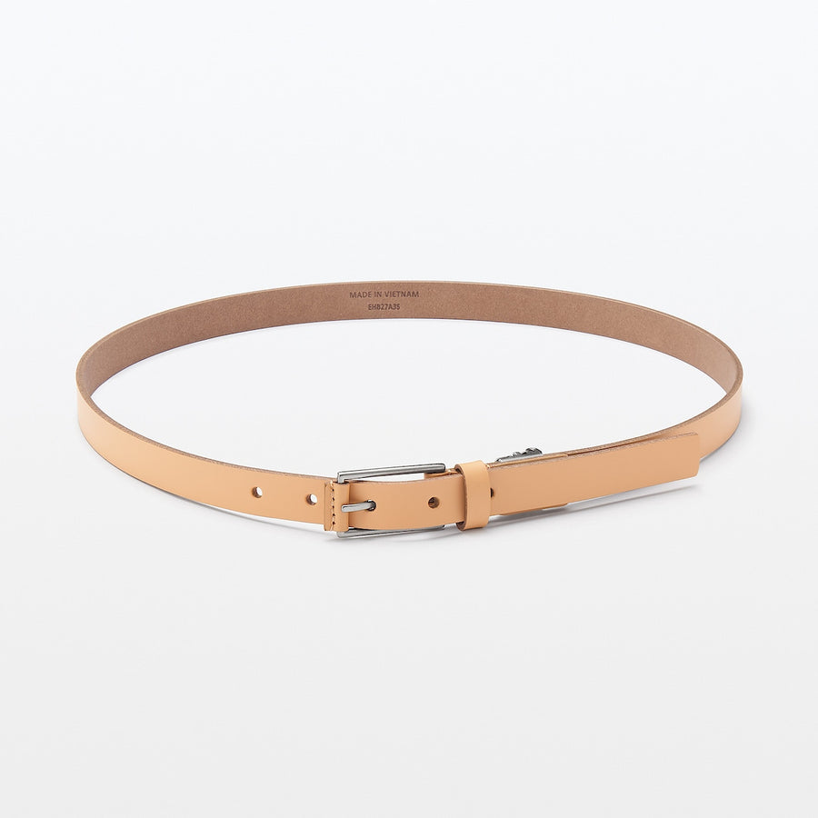 Vegetable Tanned Leather Adjustable Fine Belt