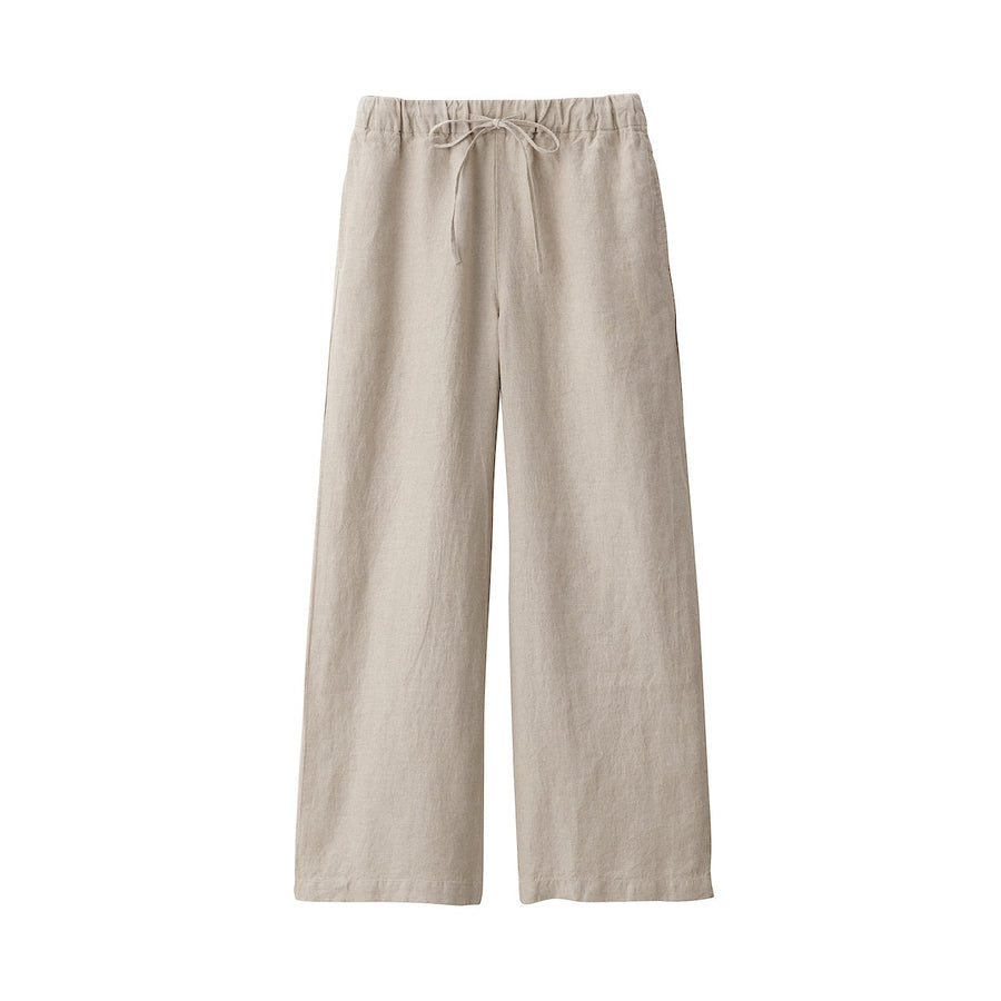 French Linen Straight Pants