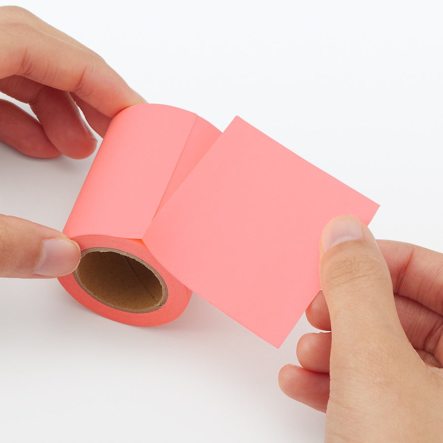 Perforated sticky note roll