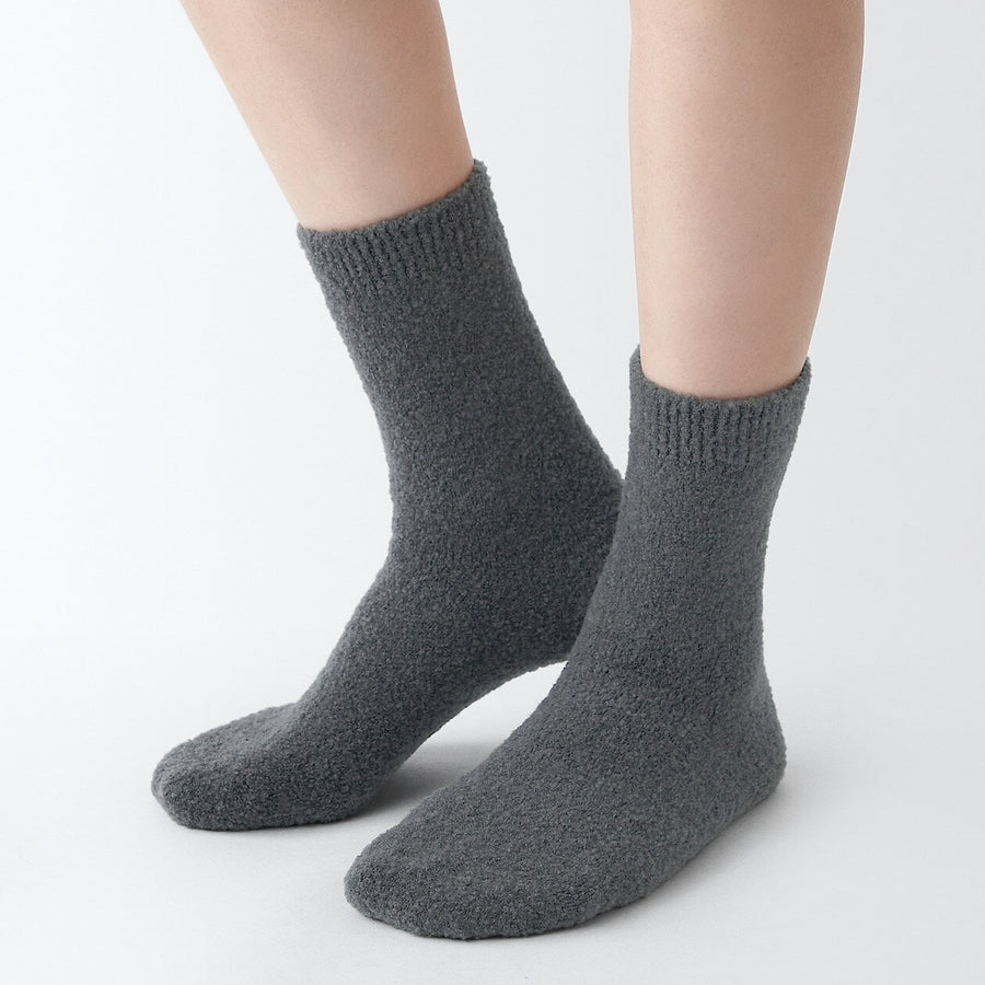 Right angle wool mix Socks 21-23cm Charcoal grey