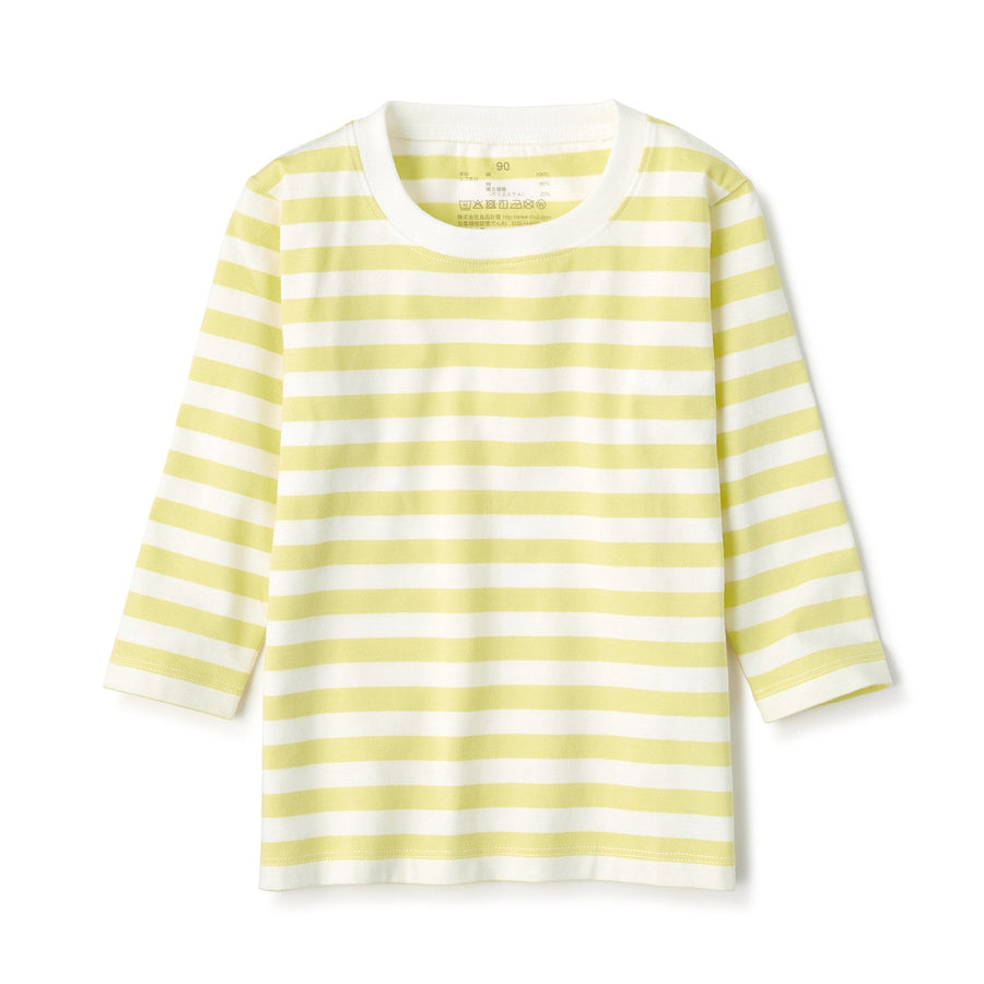 Indian Cotton Jersey Long Sleeve Stripe T-shirt (Baby)