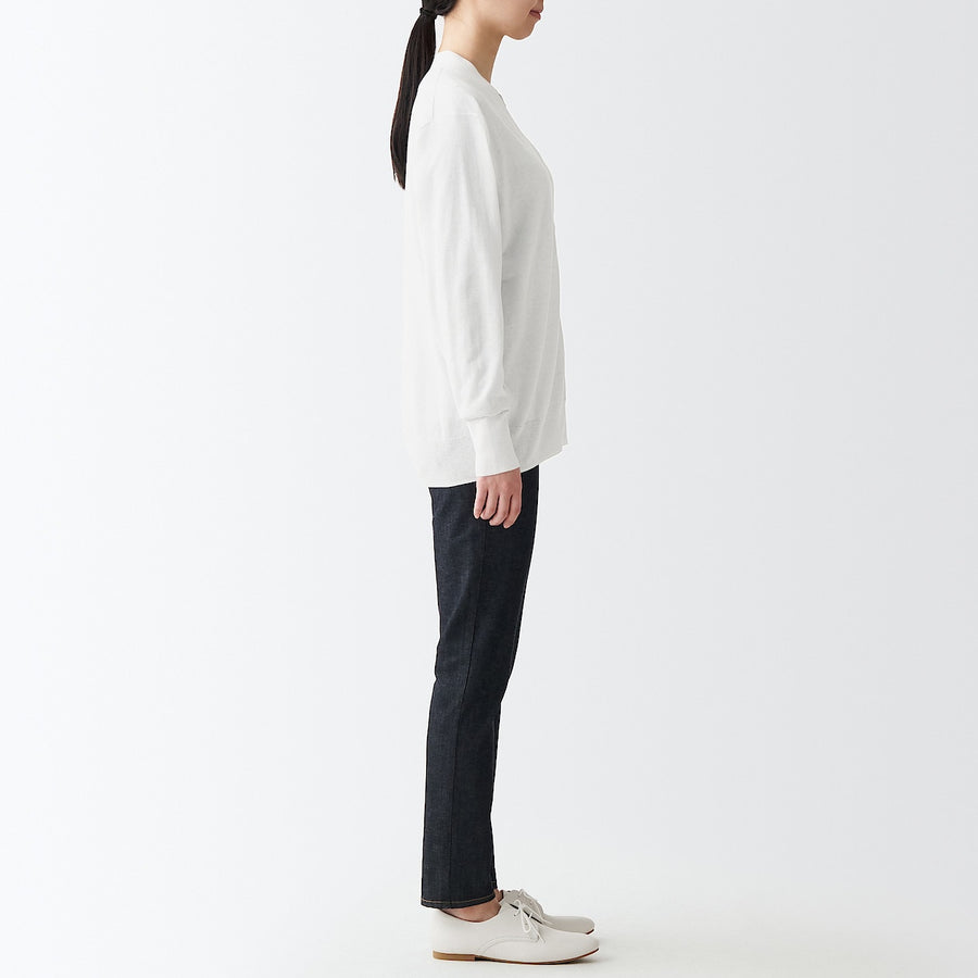 Strong Cotton Tencel V-Neck Cardigan