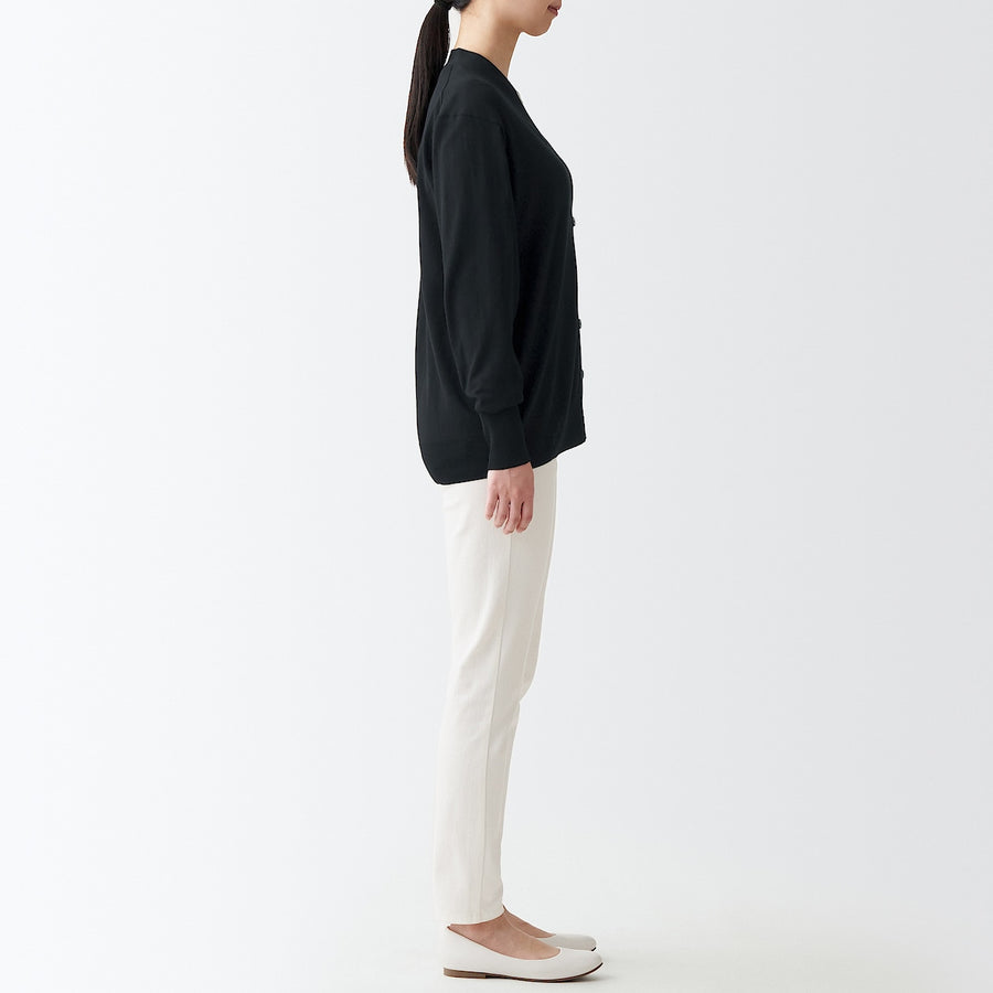 Strong Cotton Tencel V-Neck Cardigan