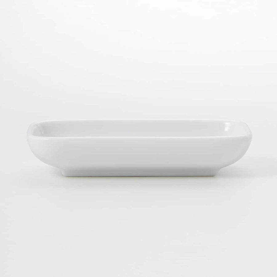 White Porcelain Rectangular Dish - Small