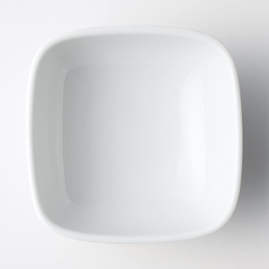 White Porcelain Square Bowl - Small