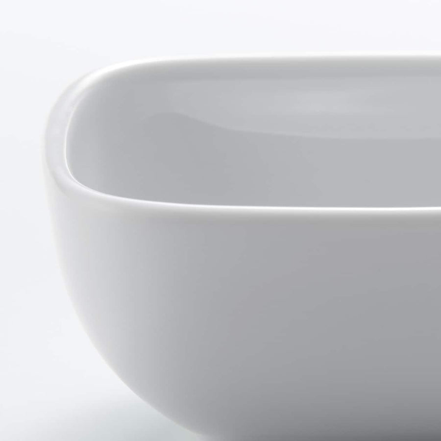 White Porcelain Square Bowl - Small