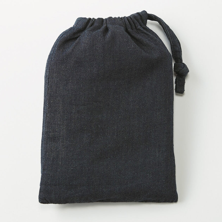 Denim-Cotton Shoulder Strap Apron