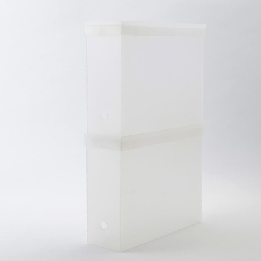 Caster-Attachable Lid For PP File Box - Clear