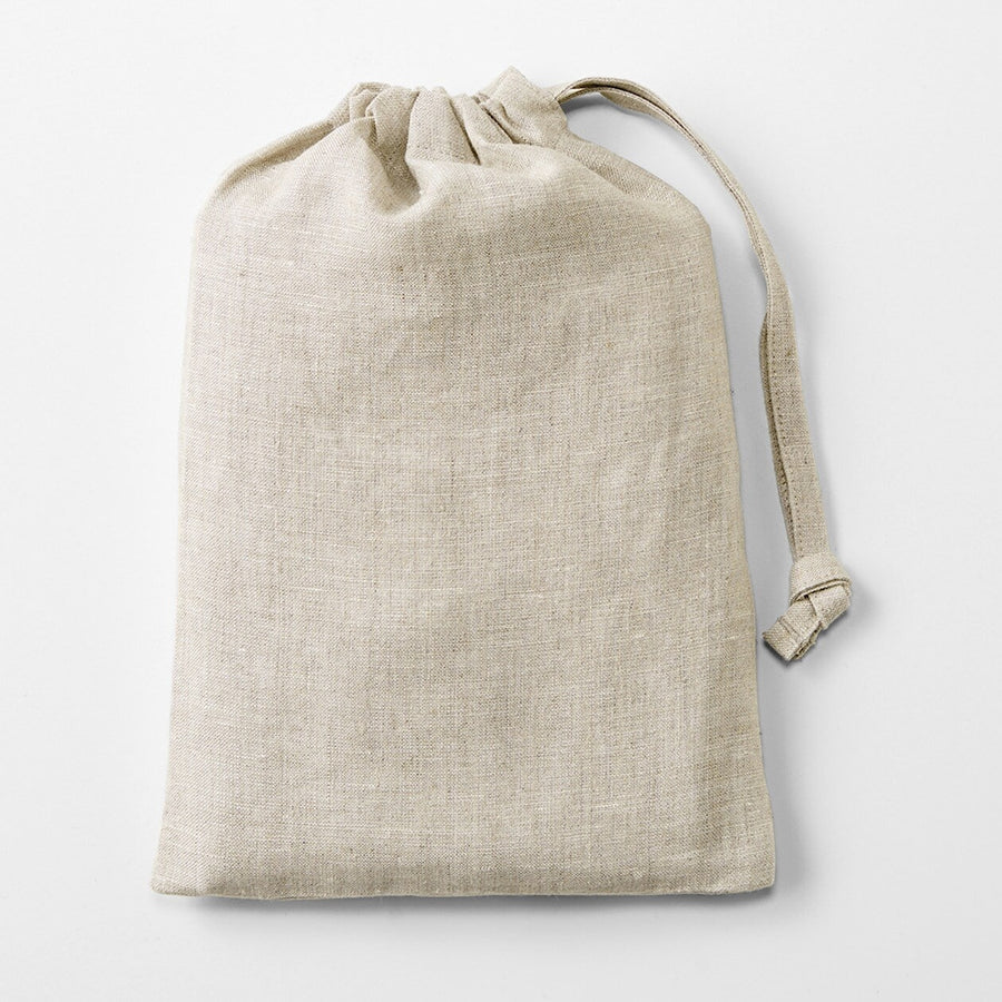 Linen Plain Weave Shoulder Strap Apron