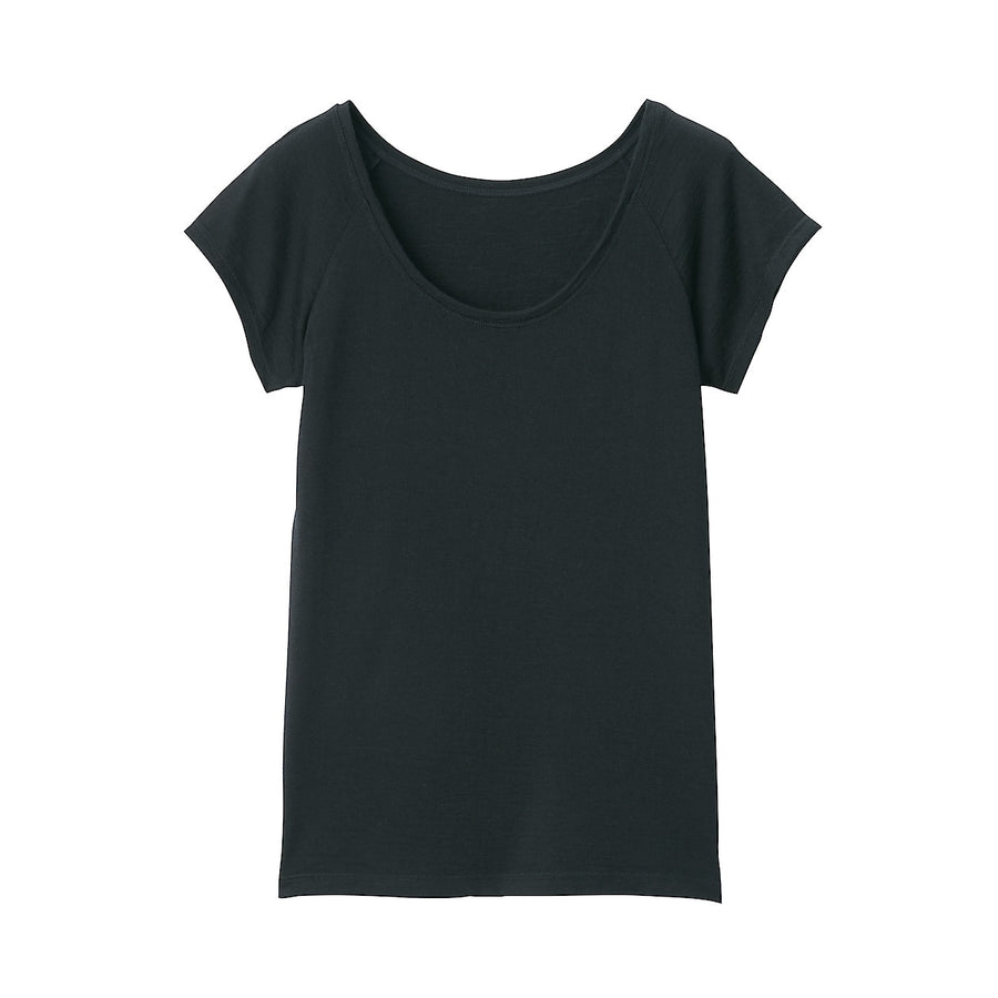 Side Seamless Wool French Sleeve T-Shirt