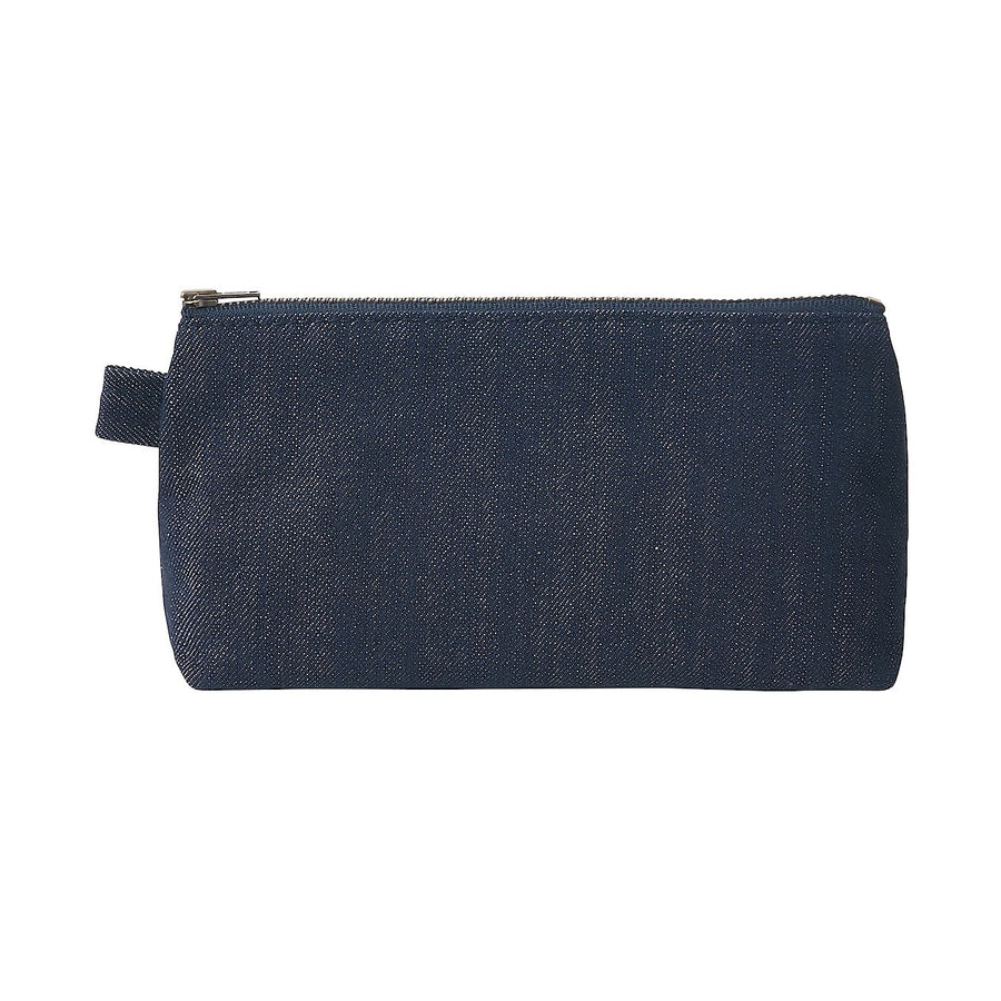 Denim Pencil Case With Gusset