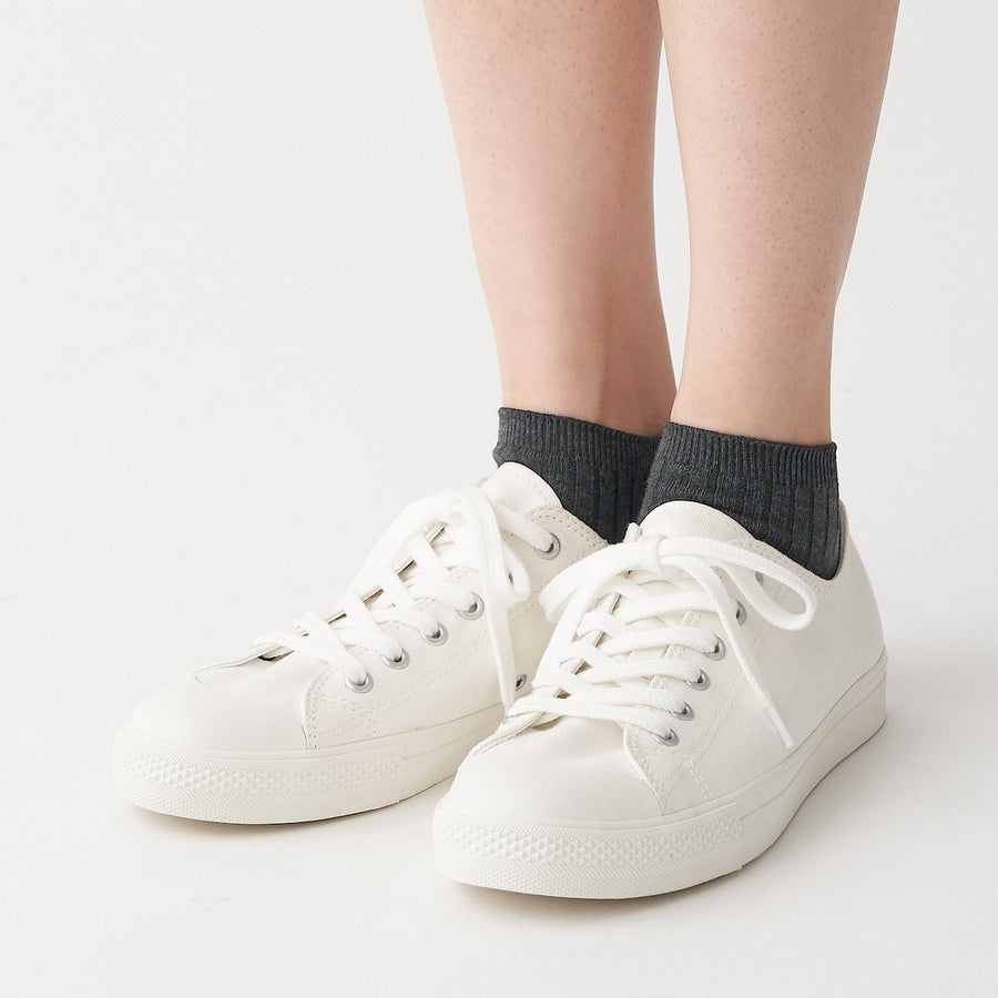 Right Angle Ribbed Sneaker Socks - Unisex