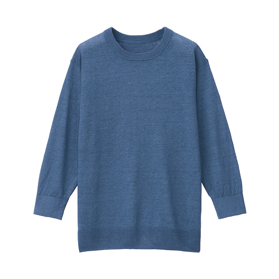 French Linen Crew Neck Sweater