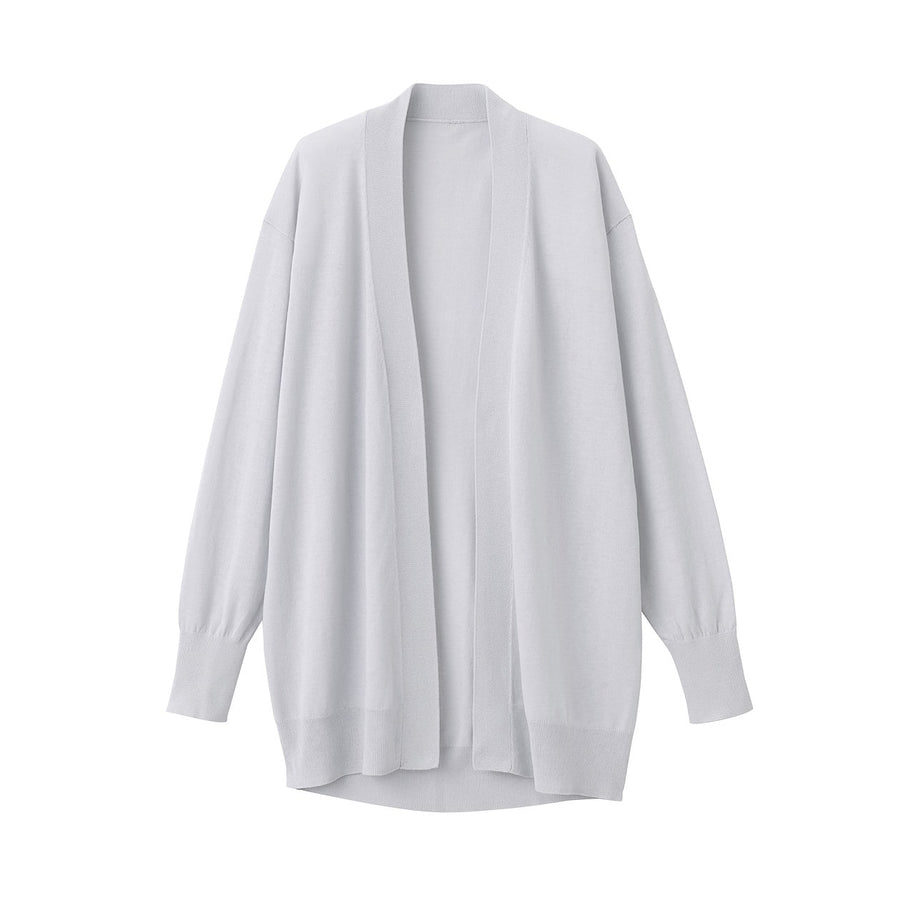 Strong Cotton Tencel Middle Length Cardigan