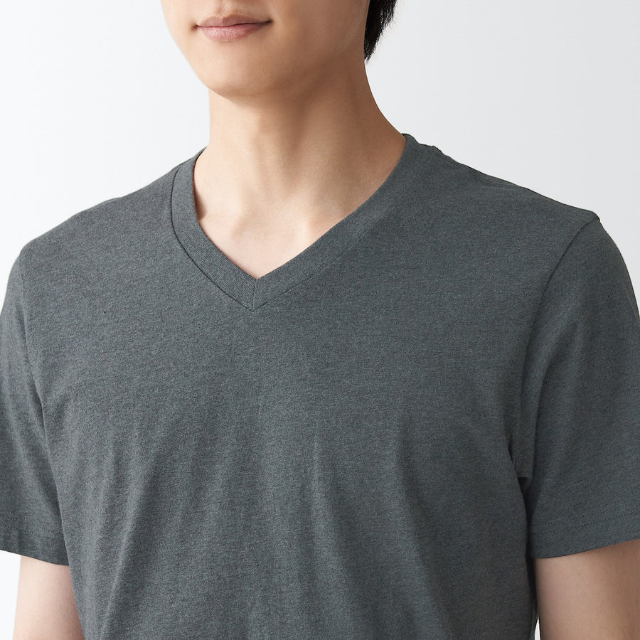 Washed Jersey V-Neck T-Shirt