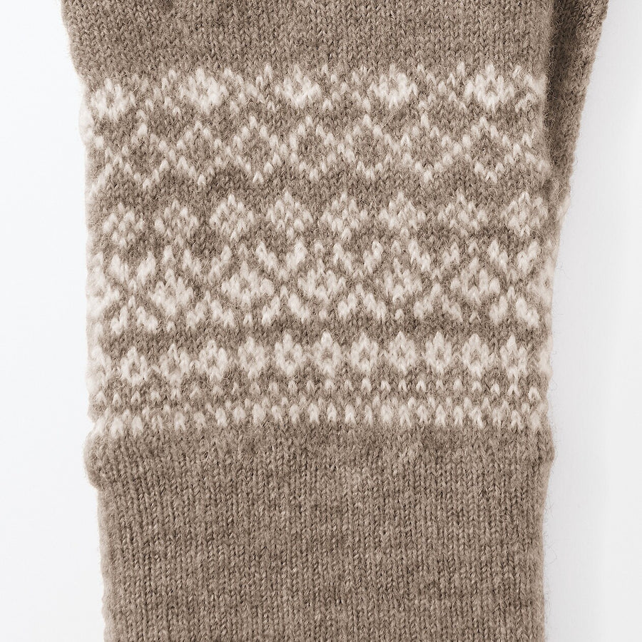 Wool Blend Brushed Touchscreen Gloves