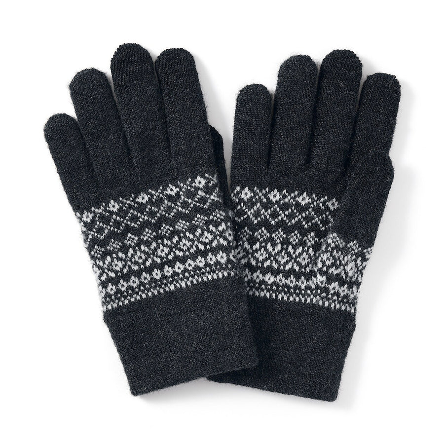 Wool Blend Brushed Touchscreen Gloves