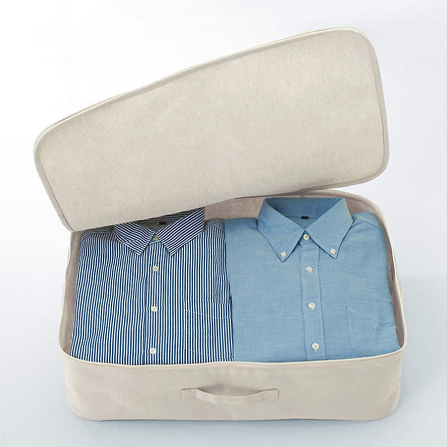 Collapsible Linen Soft Box Clothes Case - Small