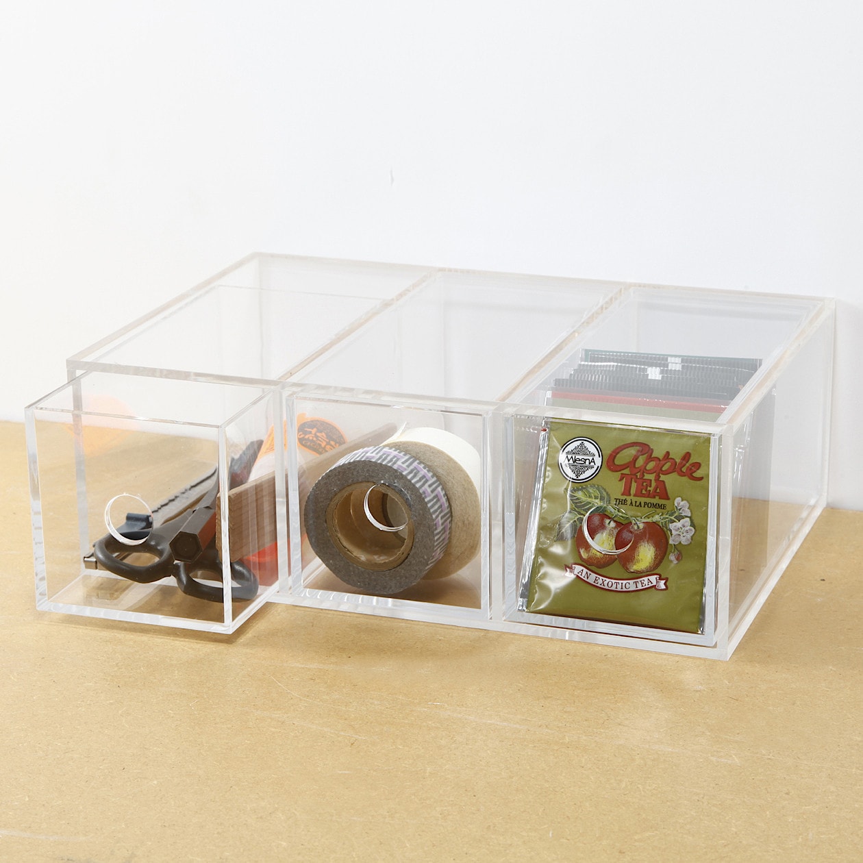 Moma MUJI Stackable Acrylic Case 3 Drawer