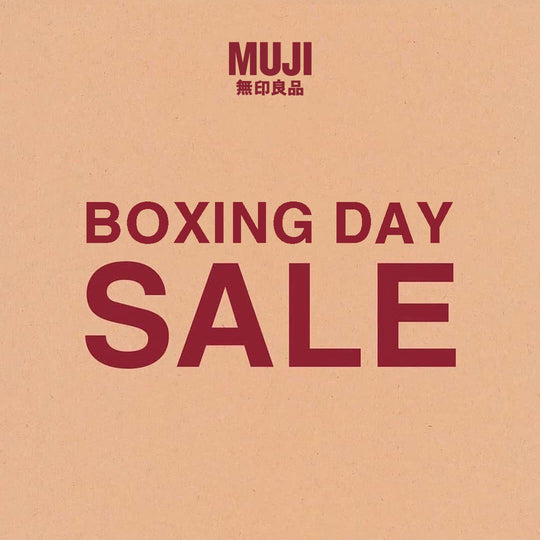 MUJI Boxing Day Sale is here!