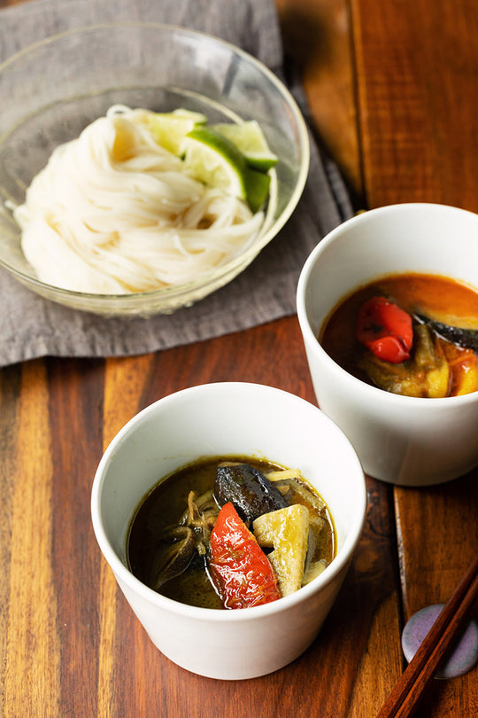 Japanese Somen with Green Curry
