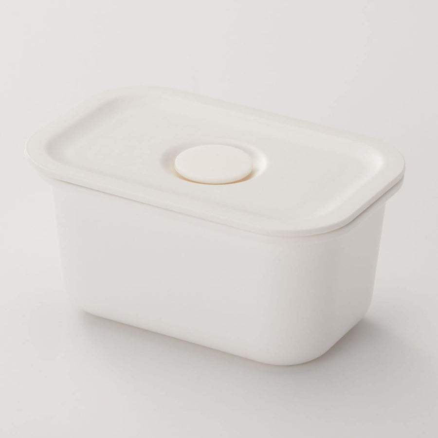 Lunch Box Storage Container With Valve - White (125ml)