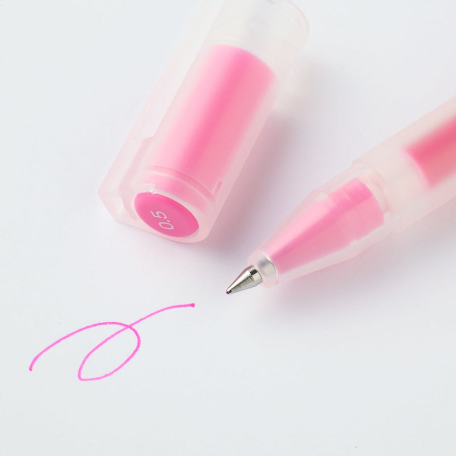 Gel Ink Ballpoint Pen - Cap Type 0.5mm