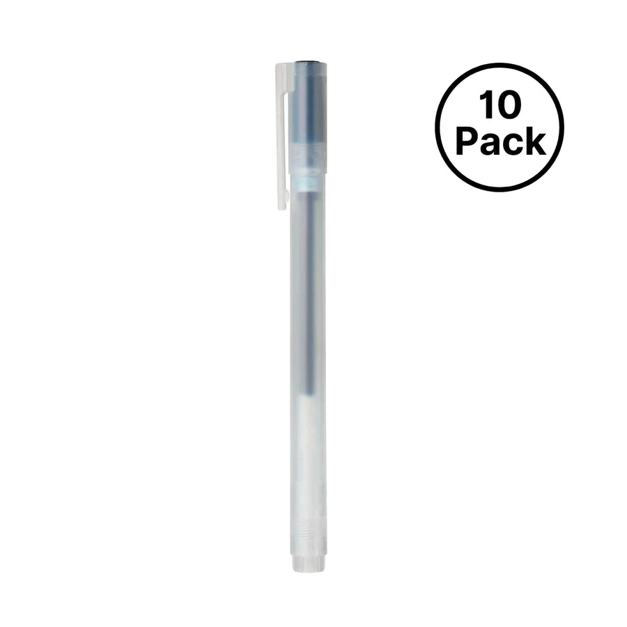 Gel Ink Ballpoint Pen - Cap Type 0.38mm (10 Pack)
