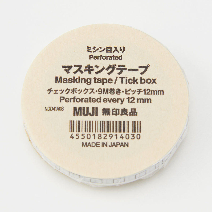 Perforated Masking Tape - Tick Box
