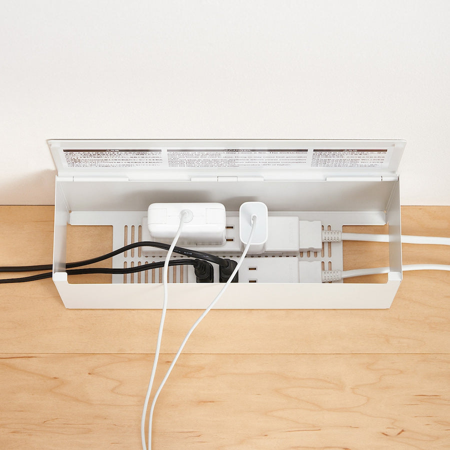 Steel Power strip storage