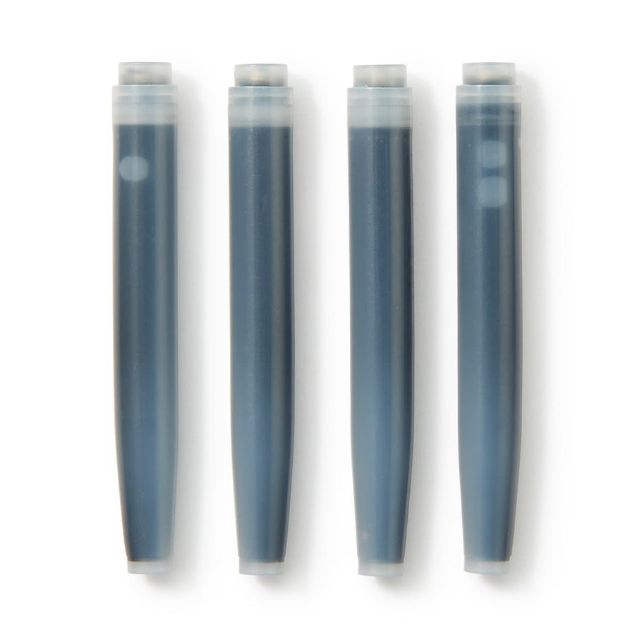 Polycarbonate Fountain Pen Ink Cartridges (4 Pack)