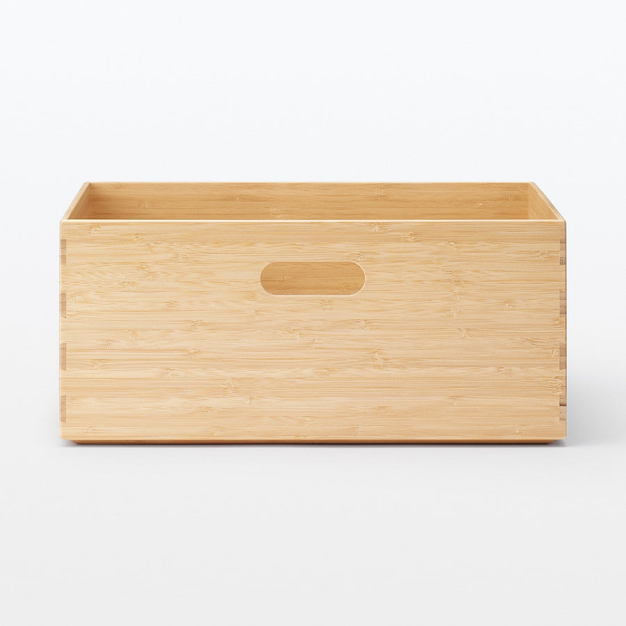 Stackable Rectangular Bamboo Box - Medium