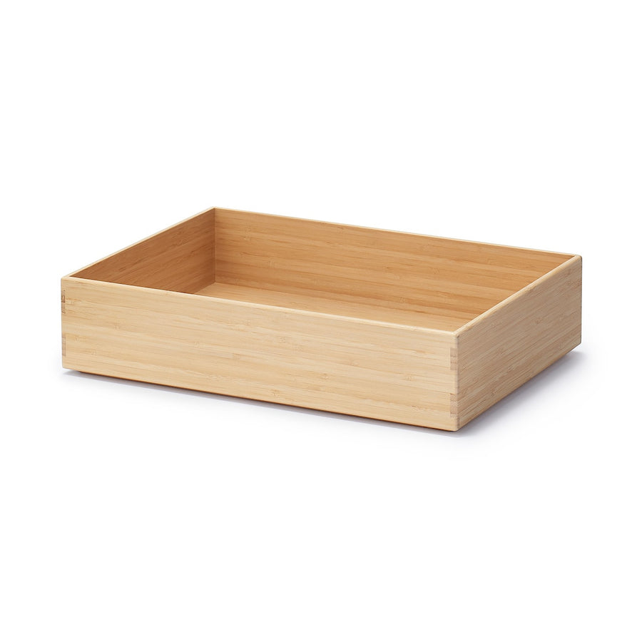 Stackable Rectangular Bamboo Box - Small